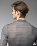 ALÉ Cycling long sleeve t-shirt - SHADE INTIMO - grey/black