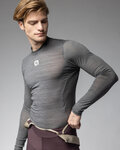 ALÉ Cycling long sleeve t-shirt - SHADE INTIMO - grey/black