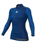 ALÉ Cycling long sleeve t-shirt - SHADE INTIMO - blue