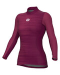 ALÉ Cycling long sleeve t-shirt - SHADE INTIMO - bordeaux