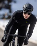 ALÉ Cycling winter long sleeve jersey - K-IDRO KLIMATIK - black