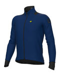 ALÉ Cycling winter long sleeve jersey - K-IDRO KLIMATIK - blue