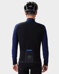 ALÉ Cycling winter long sleeve jersey - K-IDRO KLIMATIK - blue