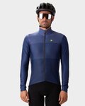 ALÉ Cycling thermal jacket - SFIDA PR-S - blue