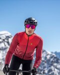 ALÉ Cycling winter long sleeve jersey - SFIDA PR-S - red