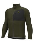 ALÉ Cycling thermal jacket - R-EV1 RIPARO - green