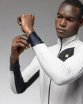 ALÉ Cycling thermal jacket - R-EV1 RIPARO - white