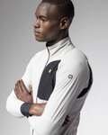 ALÉ Cycling thermal jacket - R-EV1 RIPARO - white