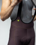 ALÉ Cycling bib shorts - PR-E MAGIC - brown