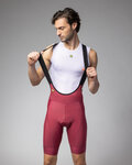 ALÉ Cycling bib shorts - MAGIC COLOUR PR-E - red