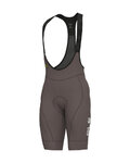 ALÉ Cycling bib shorts - MAGIC COLOUR PR-E - brown