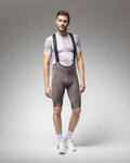 ALÉ Cycling bib shorts - MAGIC COLOUR PR-E - brown