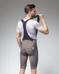 ALÉ Cycling bib shorts - MAGIC COLOUR PR-E - brown