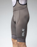 ALÉ Cycling bib shorts - MAGIC COLOUR PR-E - brown