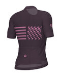 ALÉ Cycling short sleeve jersey - PR-E PLAY - purple