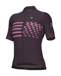 ALÉ Cycling short sleeve jersey - PR-E PLAY - purple