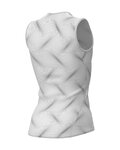 ALÉ Cycling sleeve less t-shirt - INTIMO RIFT - white