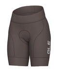 ALÉ Cycling shorts without bib - MAGIC COLOUR PR-E - brown