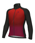 ALÉ Cycling thermal jacket - MODULAR PRAGMA - red