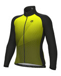 ALÉ Cycling winter long sleeve jersey - MODULAR PRAGMA - yellow/black