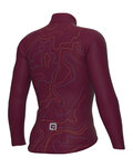 ALÉ Cycling winter long sleeve jersey - TOP PR-E - bordeaux