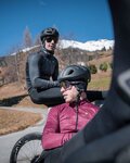 ALÉ Cycling winter long sleeve jersey - TOP PR-E - bordeaux