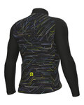 ALÉ Cycling winter long sleeve jersey - QUICK R-EV1 - black