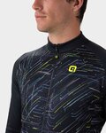 ALÉ Cycling winter long sleeve jersey - QUICK R-EV1 - black