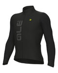 ALÉ Cycling winter long sleeve jersey - QUICK R-EV1 - black