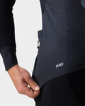 ALÉ Cycling winter long sleeve jersey - QUICK R-EV1 - black