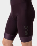 ALÉ Cycling bib shorts - MAGIC COLOUR PR-E - purple