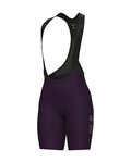 ALÉ Cycling bib shorts - MAGIC COLOUR PR-E - purple