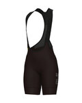 ALÉ Cycling bib shorts - PR-E MAGIC COLOUR - brown