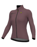 ALÉ Cycling thermal jacket - FONDO PLUS PRAGMA - purple