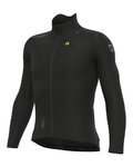 ALÉ Cycling winter long sleeve jersey - DEFENCE R-EV1 - black
