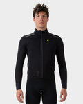 ALÉ Cycling winter long sleeve jersey - DEFENCE R-EV1 - black