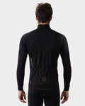 ALÉ Cycling winter long sleeve jersey - DEFENCE R-EV1 - black