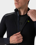 ALÉ Cycling winter long sleeve jersey - DEFENCE R-EV1 - black