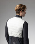 ALÉ Cycling gilet - CARGO - white/black