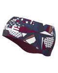 ALÉ Cycling headband - OVER ACCESSORI - bordeaux/multicolour