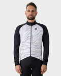 ALÉ Cycling thermal jacket - BYTE PRAGMA - white
