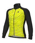 ALÉ Cycling thermal jacket - BYTE PRAGMA - yellow