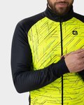 ALÉ Cycling thermal jacket - BYTE PRAGMA - yellow