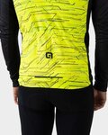 ALÉ Cycling thermal jacket - BYTE PRAGMA - yellow