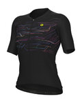 ALÉ Cycling short sleeve jersey - PR-E MEGABYTE - black