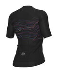 ALÉ Cycling short sleeve jersey - PR-E MEGABYTE - black