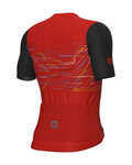ALÉ Cycling short sleeve jersey - PR-E MEGABYTE - red/black