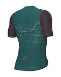ALÉ Cycling short sleeve jersey - PR-E MEGABYTE - green
