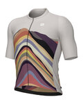 ALÉ Cycling short sleeve jersey - PR-E RAINBOW - beige