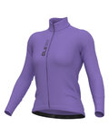 ALÉ Cycling summer long sleeve jersey - PRAGMA COLOR BLOCK - purple